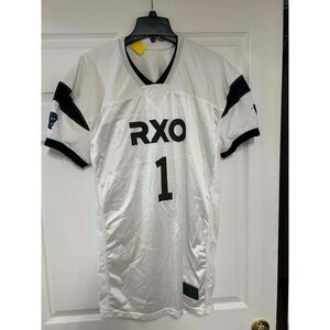 NFL Carolina Panthers Augusta RXO #1 White Football Jersey Shirt L